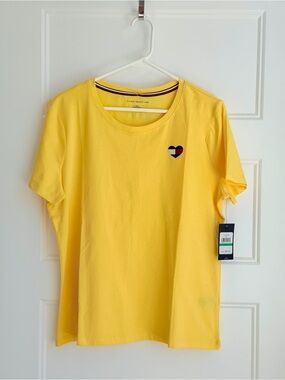 Tommy Hilfiger Bright Yellow Heart Chest Tee